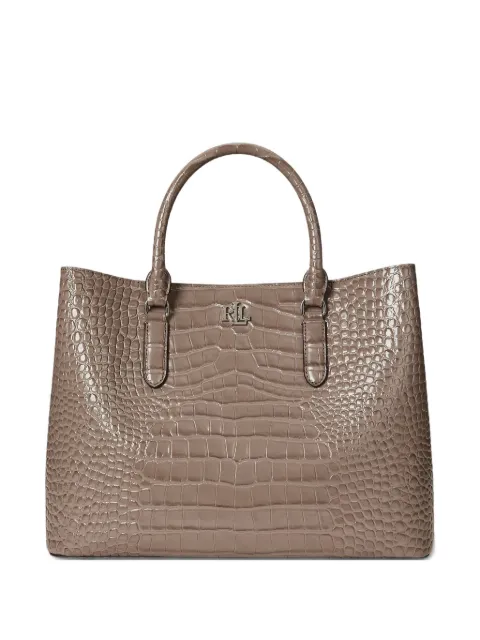 Lauren Ralph Lauren embossed-leather tote bag