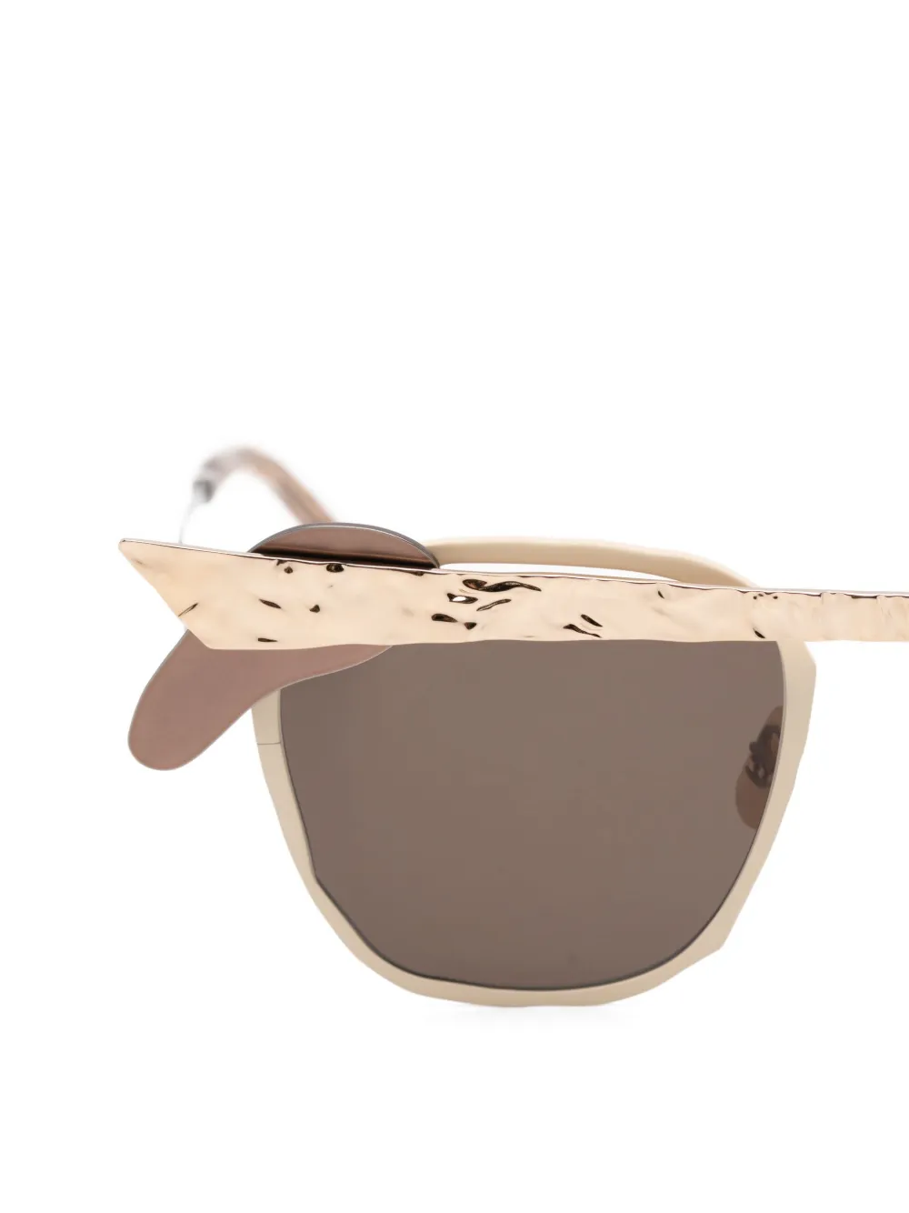  Masahiromaruyama Square-frame Sunglasses - Brown 