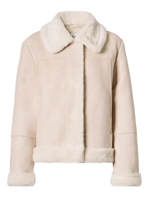 MC2 Saint Barth Lorayne faux-shearling-collar jacket