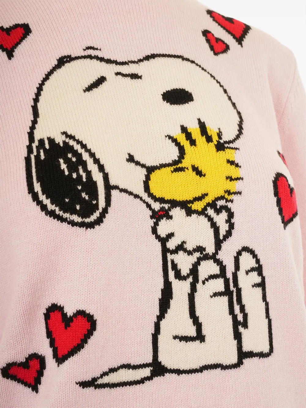 Mc2 Saint Barth X Peanuts New Queen Sweater In Pink