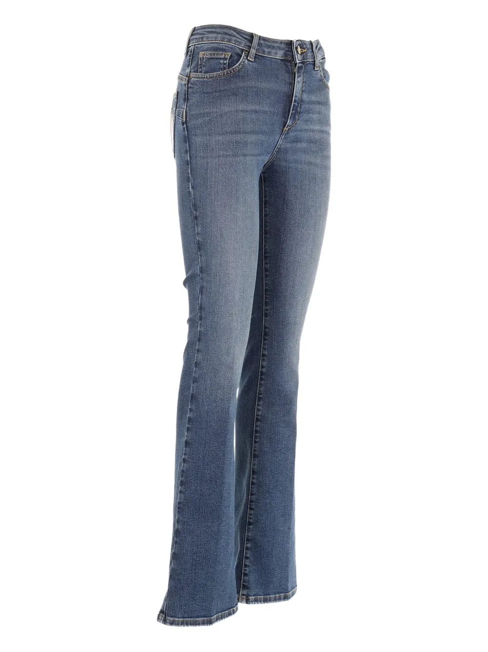 Liu •jo Mid-rise Flared Jeans In Blue