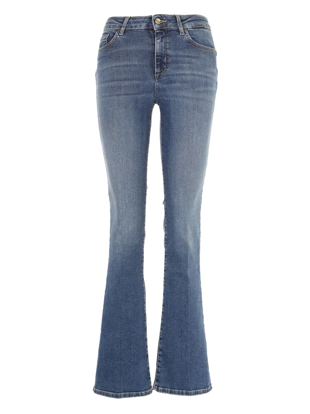 Liu •jo Mid-rise Flared Jeans In Blue