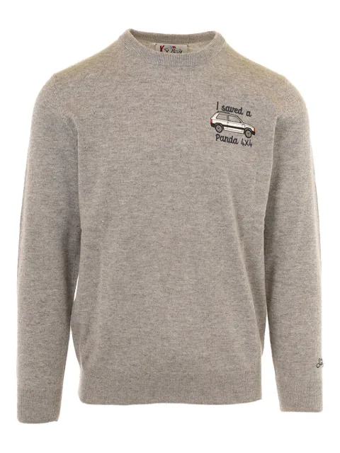 MC2 Saint Barth embroidered-detail crew-neck sweater