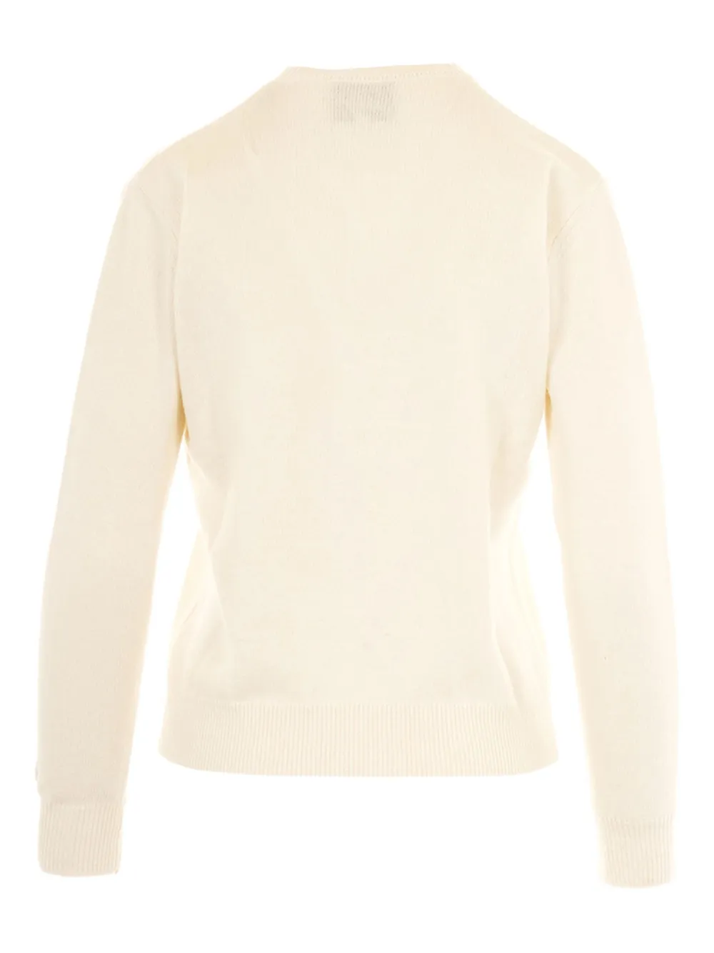 Mc2 Saint Barth Crew-neck Long-sleeve Sweater In Neutral