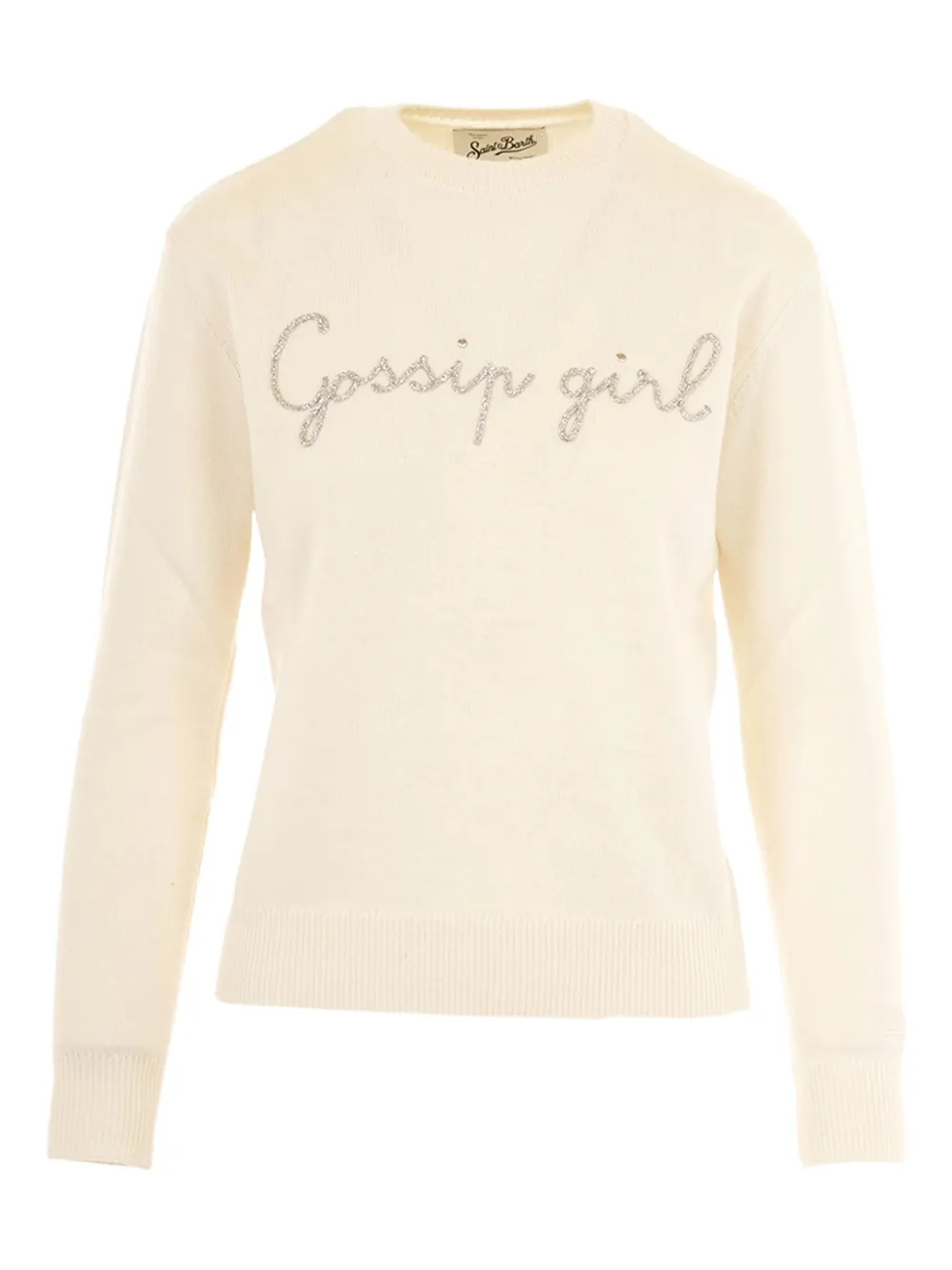 Mc2 Saint Barth Crew-neck Long-sleeve Sweater In Neutral