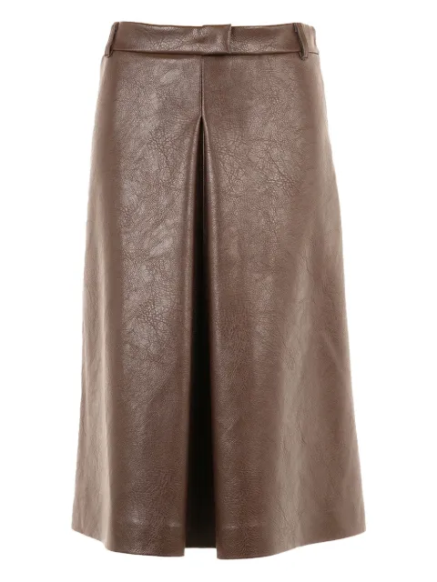 MSGM pleated midi skirt