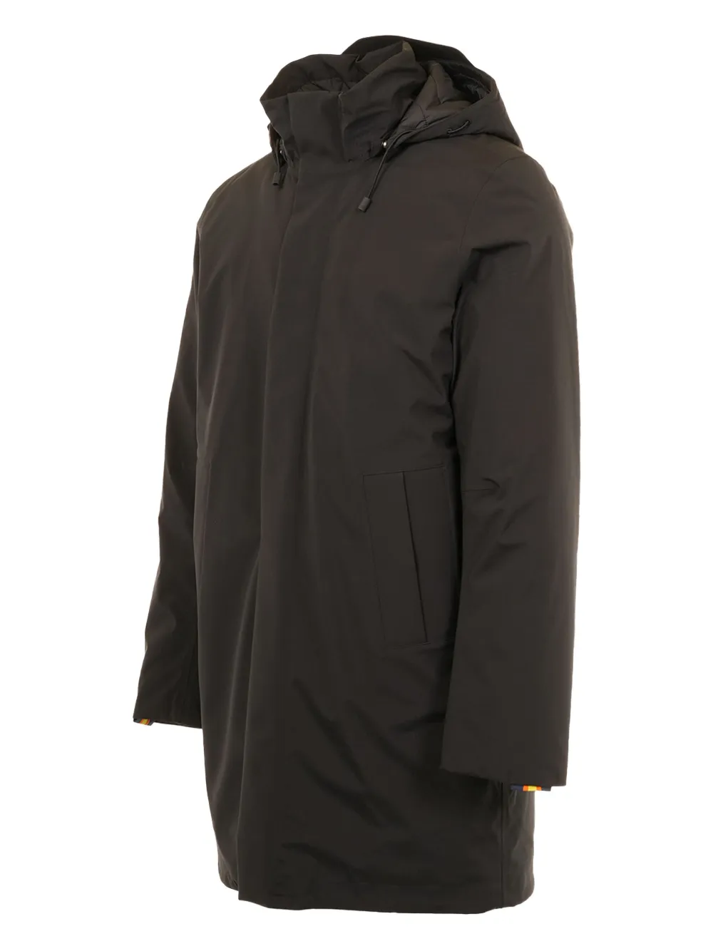 K-Way Thomal jas met afneembare capuchon Zwart