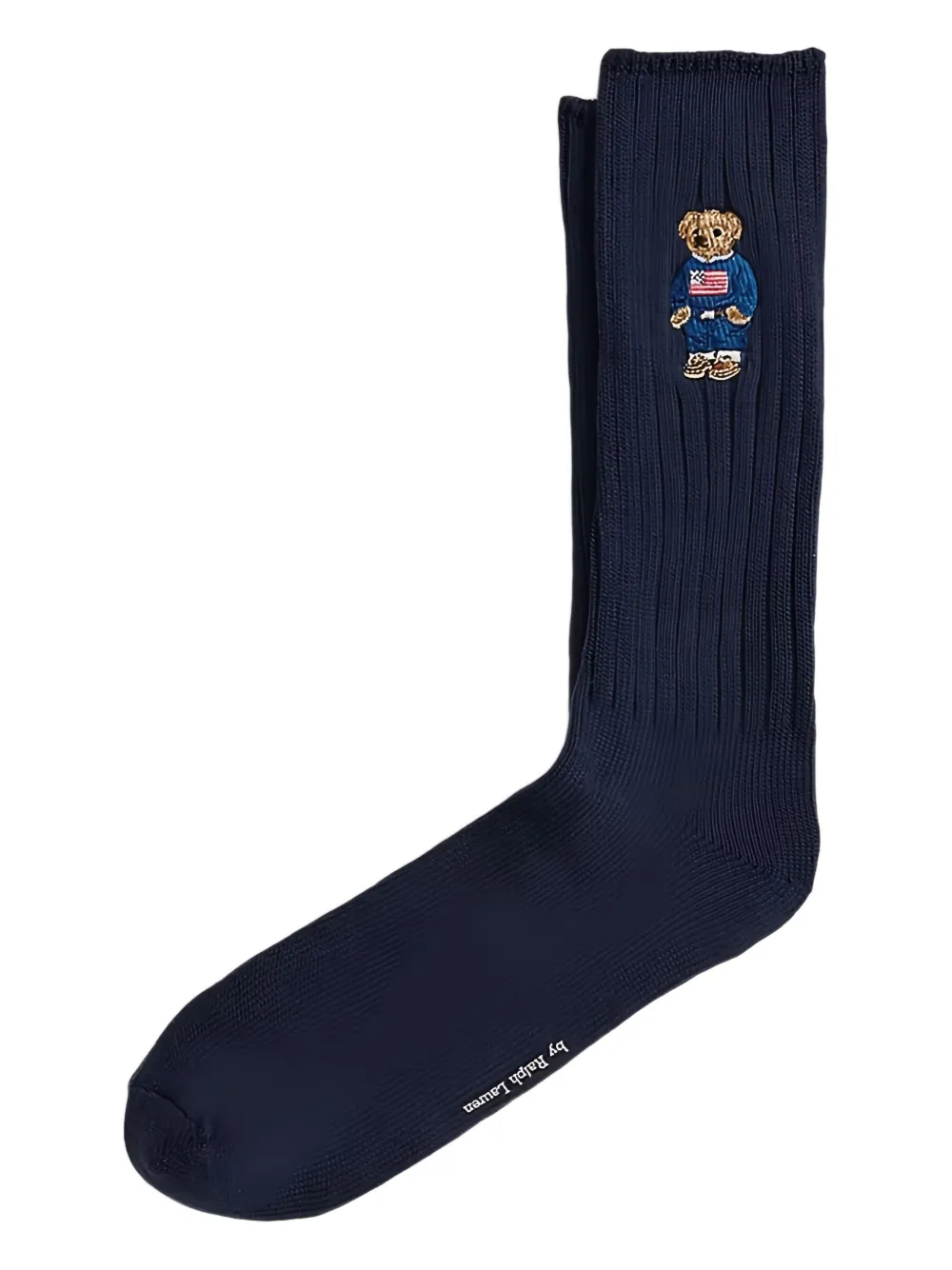 Polo Ralph Lauren Calzini Polo Bear a coste - Blu