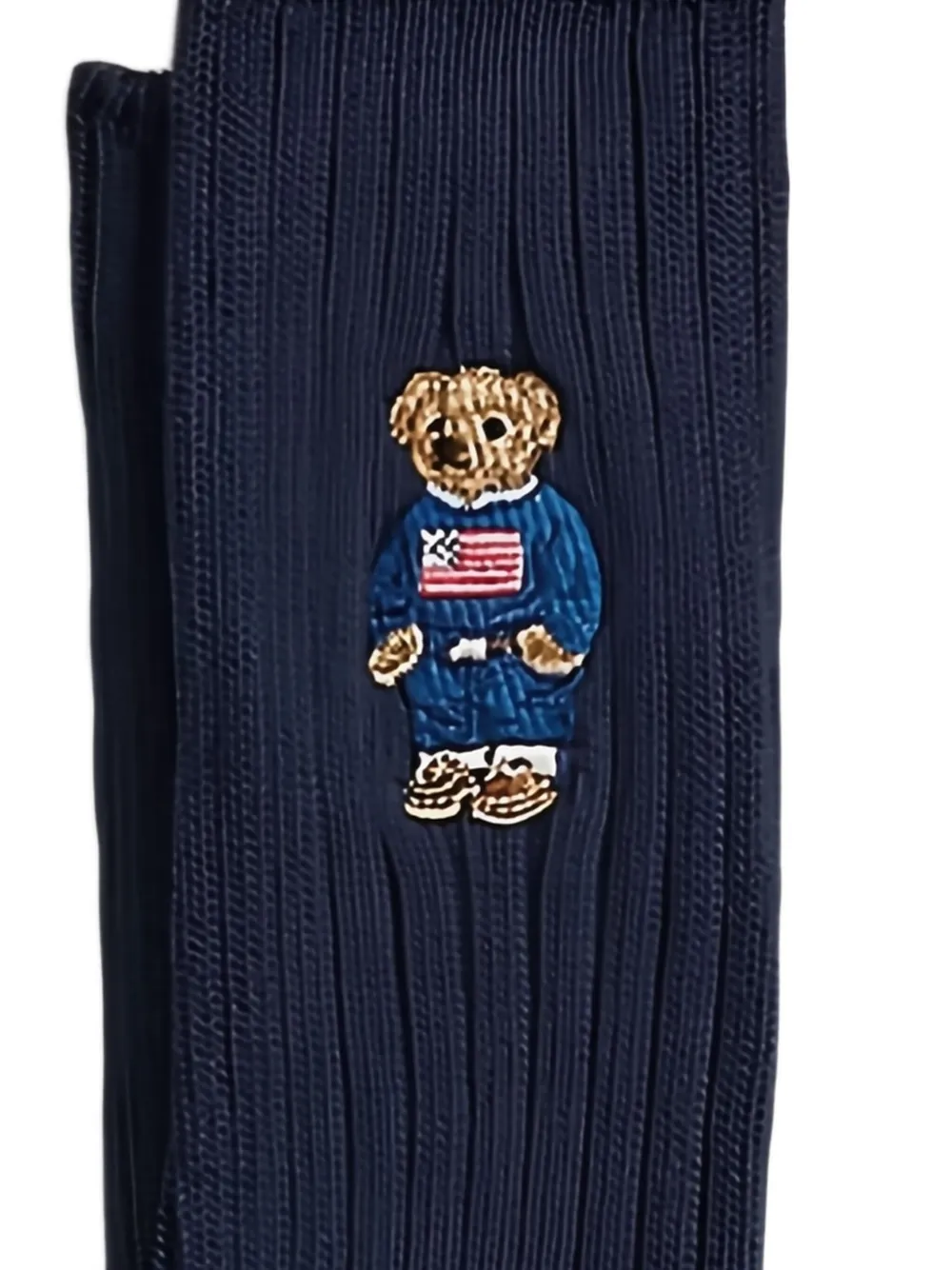 Polo Ralph Lauren Polo Bear geribbelde sokken Blauw