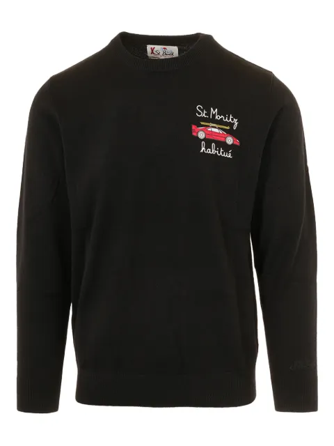MC2 Saint Barth Heron embroidered sweater