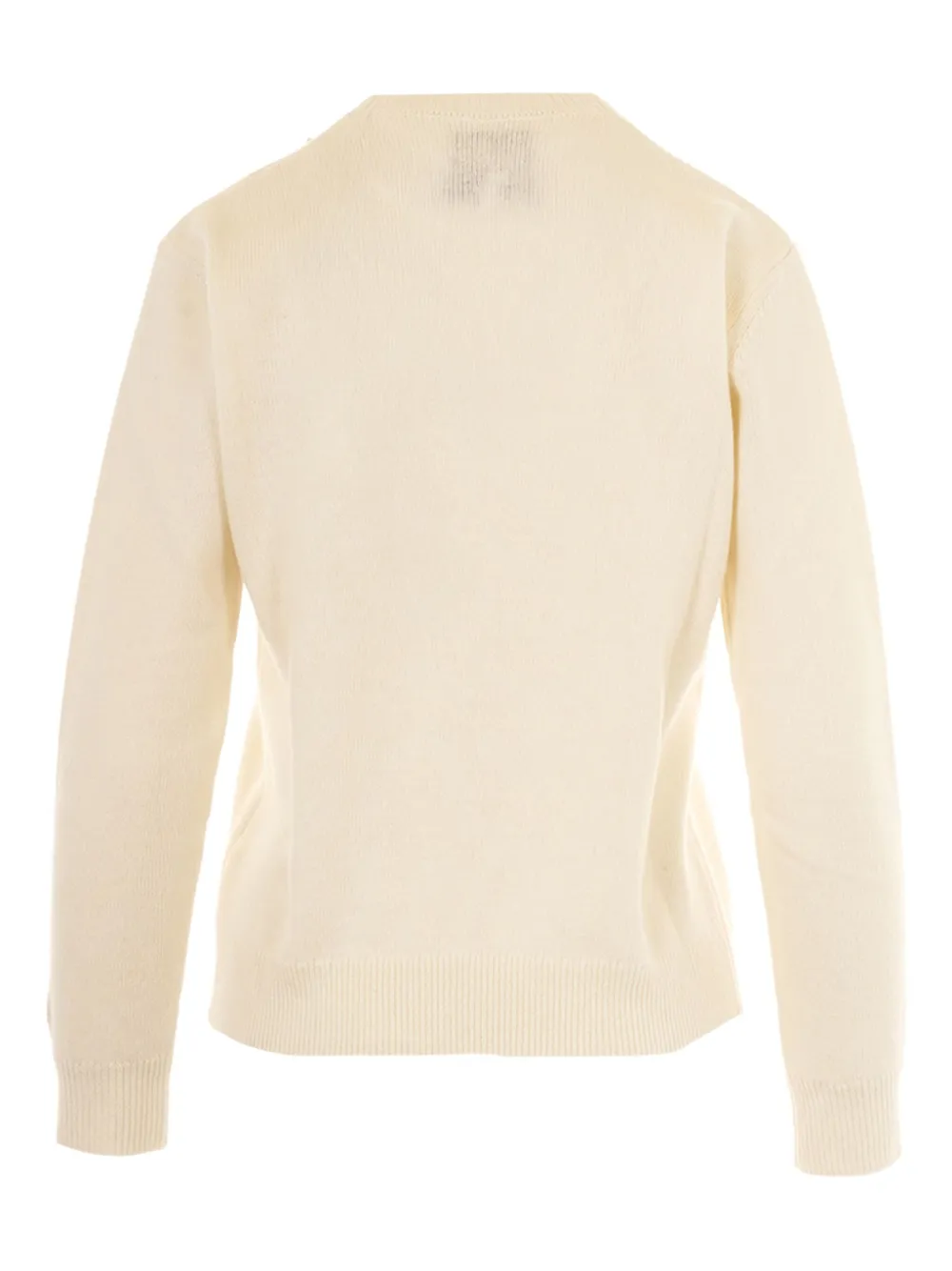 Mc2 Saint Barth New Queen Embroidered-detail Sweater In Neutral