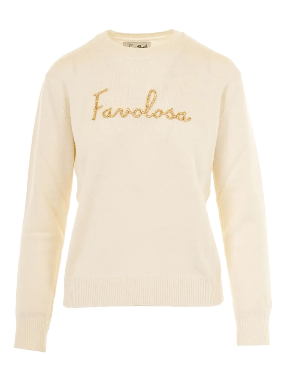 Mc2 Saint Barth New Queen Embroidered-detail Sweater In Neutral