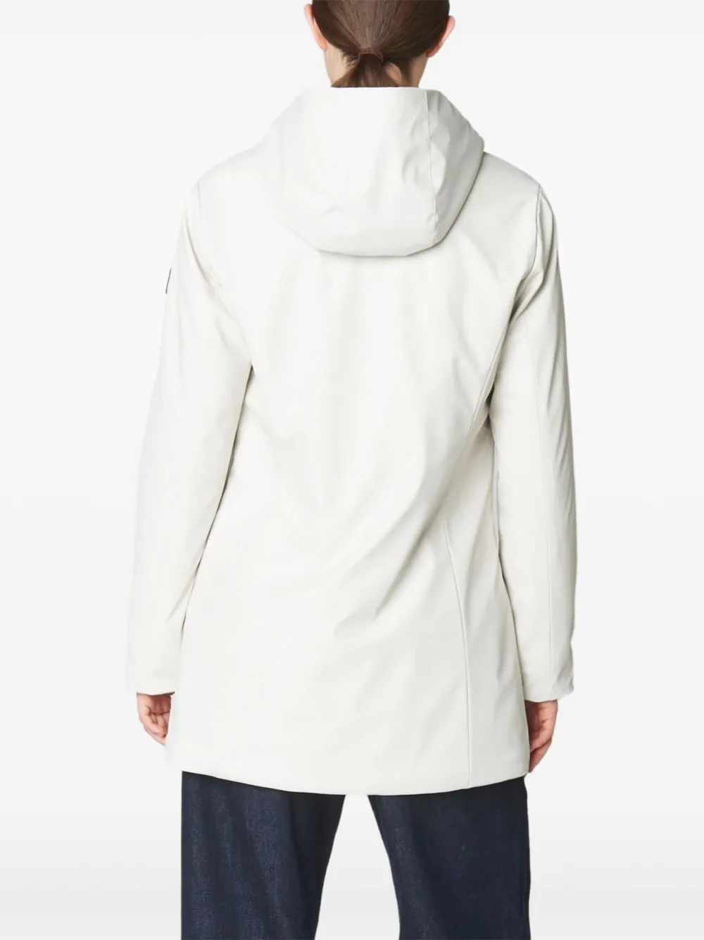 Canadian Hooded Zip Coat In Neutral