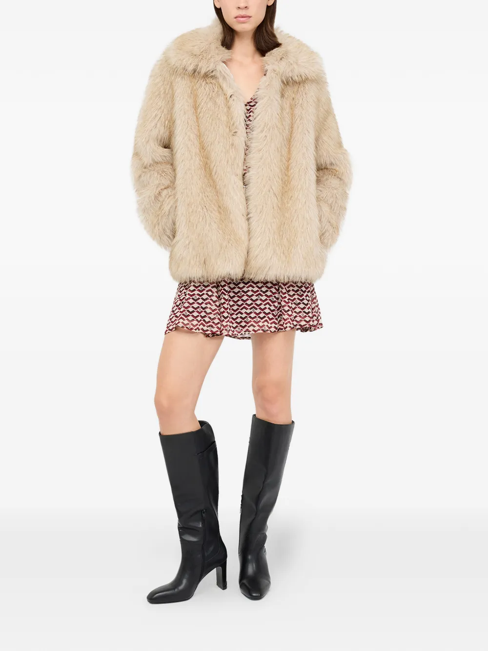 LIU JO Jas met kraag Beige