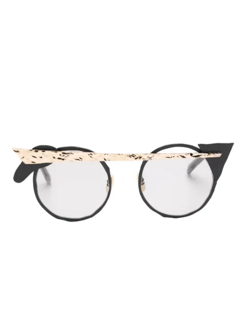 MASAHIROMARUYAMA sculpted round-frame sunglasses