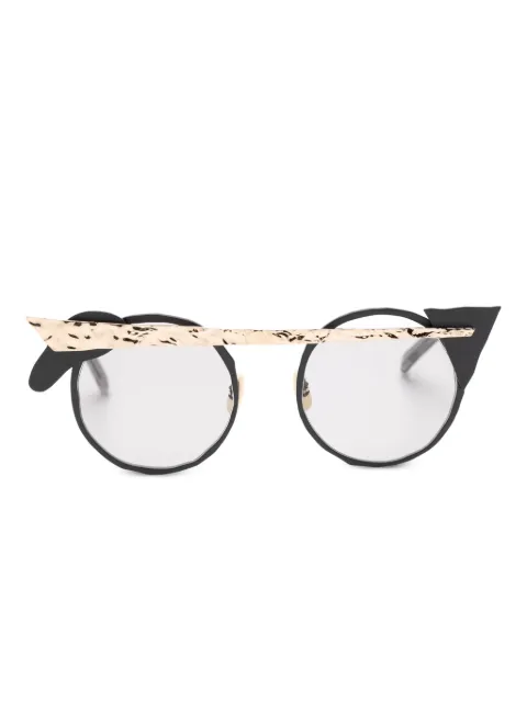 MASAHIROMARUYAMA sculpted round-frame sunglasses