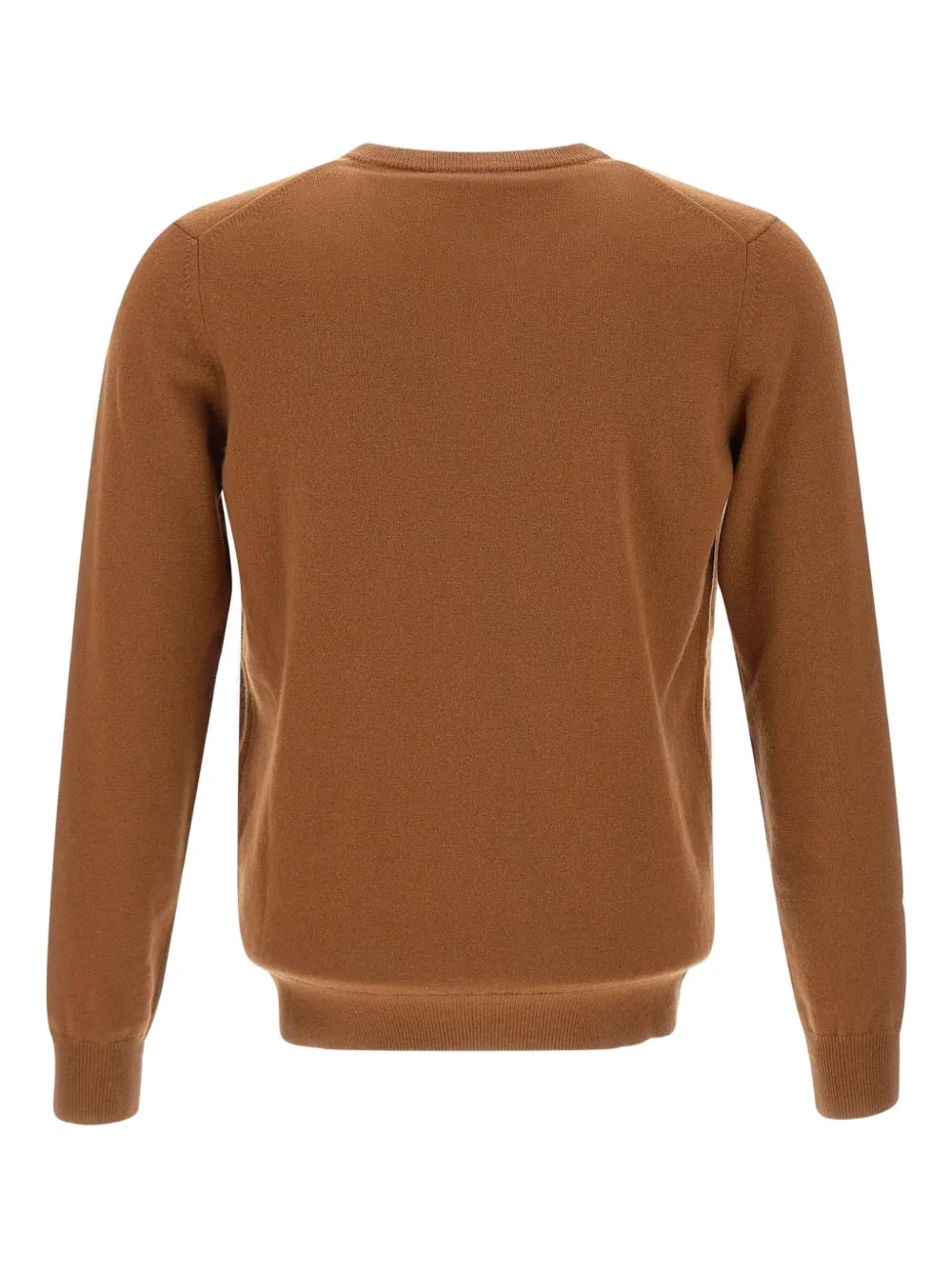 Kangra V-neck knitted sweater - Bruin