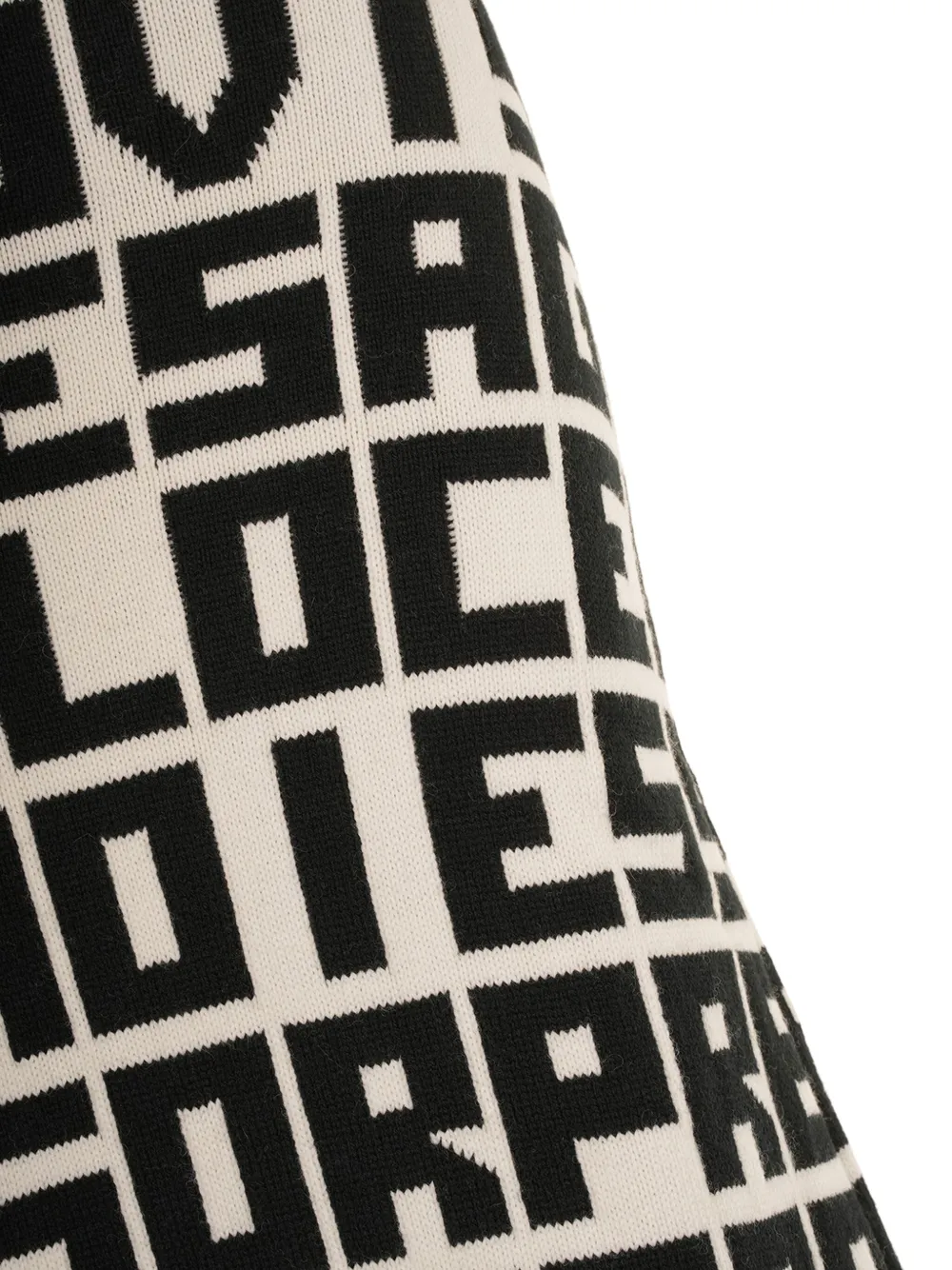 MSGM x Caterina Frongia midi-rok met letters Wit