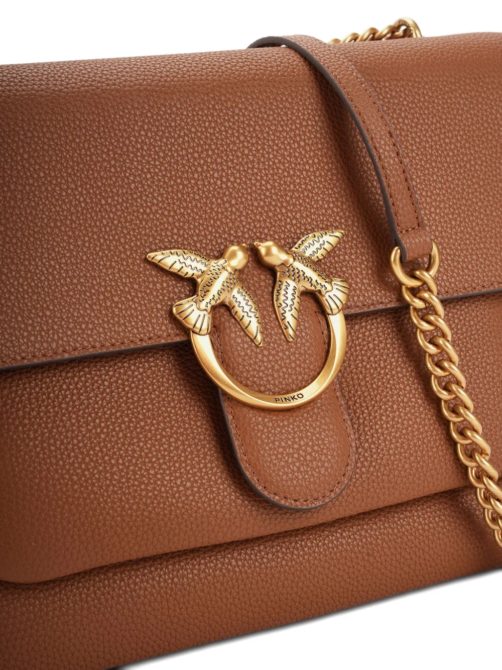 PINKO Love schoudertas Bruin
