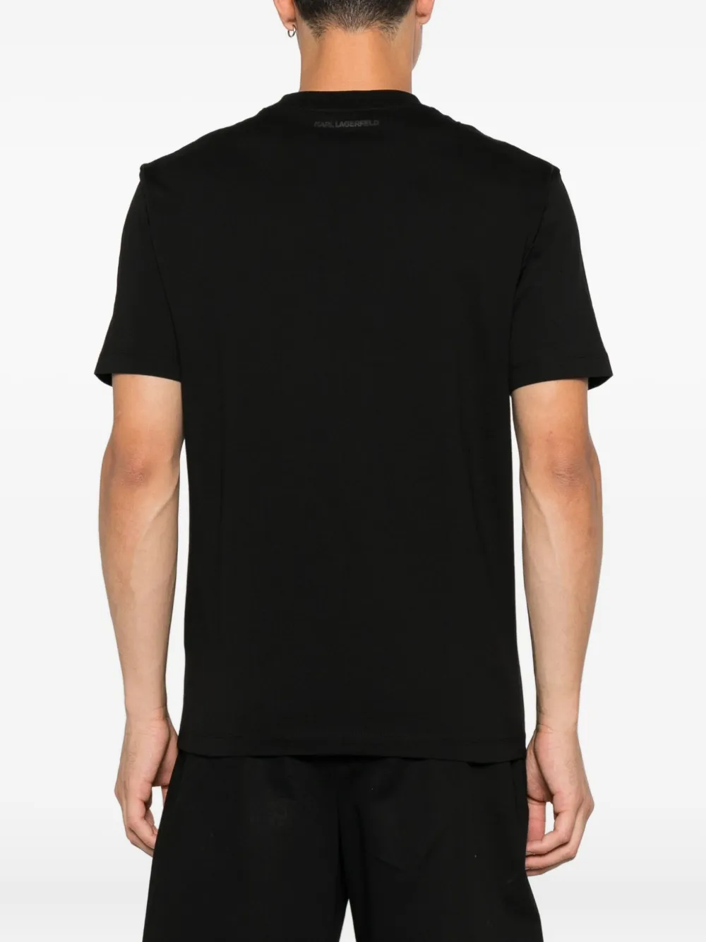 Karl Lagerfeld Jeans T-shirt met logoprint Zwart