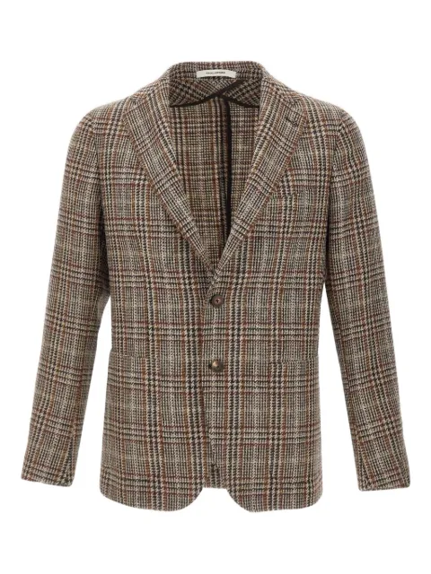 Tagliatore blazer con motivo pied de poule y botones