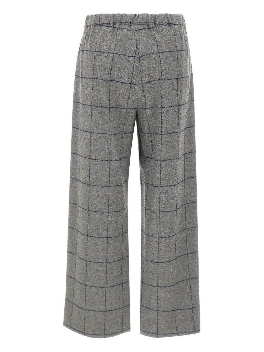 'S Max Mara Sfinge checked trousers - Grijs