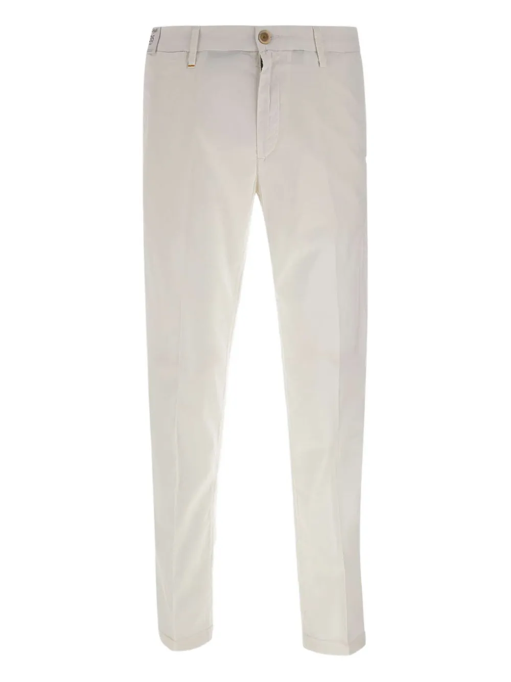 Re-Hash logo button chinos trousers | blanc | Image 1