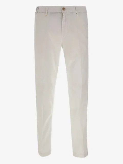 Re-Hash logo button chinos trousers