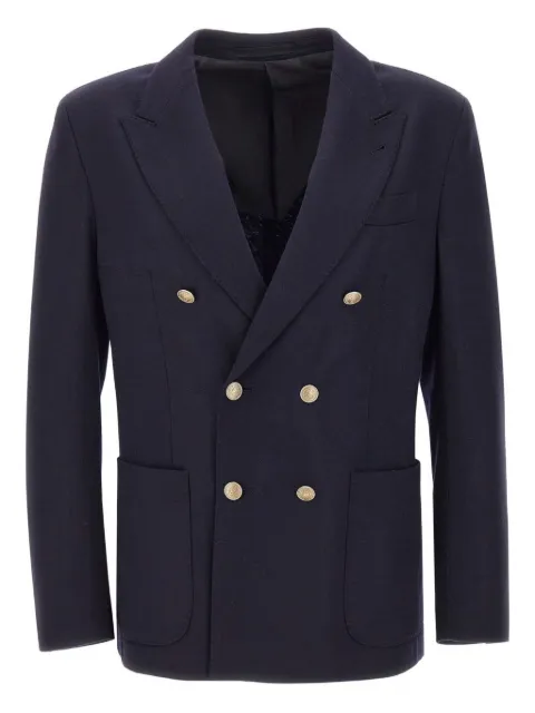 Eleventy double-breasted wool blazer