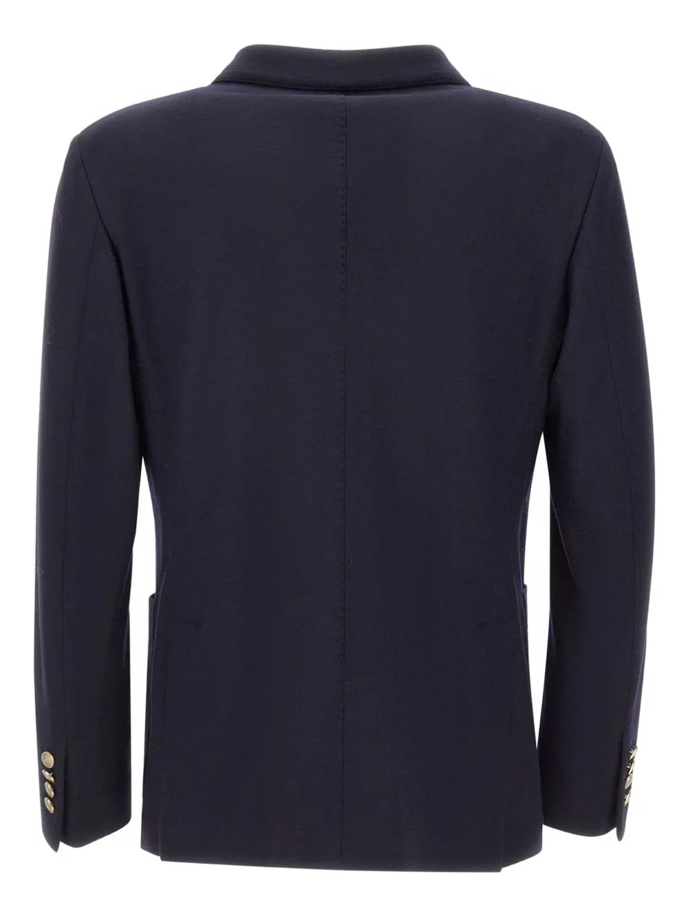 Eleventy Wollen blazer met dubbele rij knopen Blauw