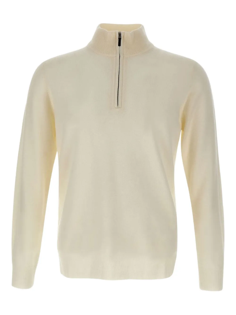 Kangra pull à col montant zippé | blanc | Image 1