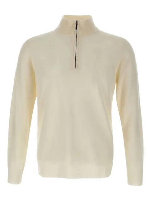 Kangra half-zip stand-up collar sweater