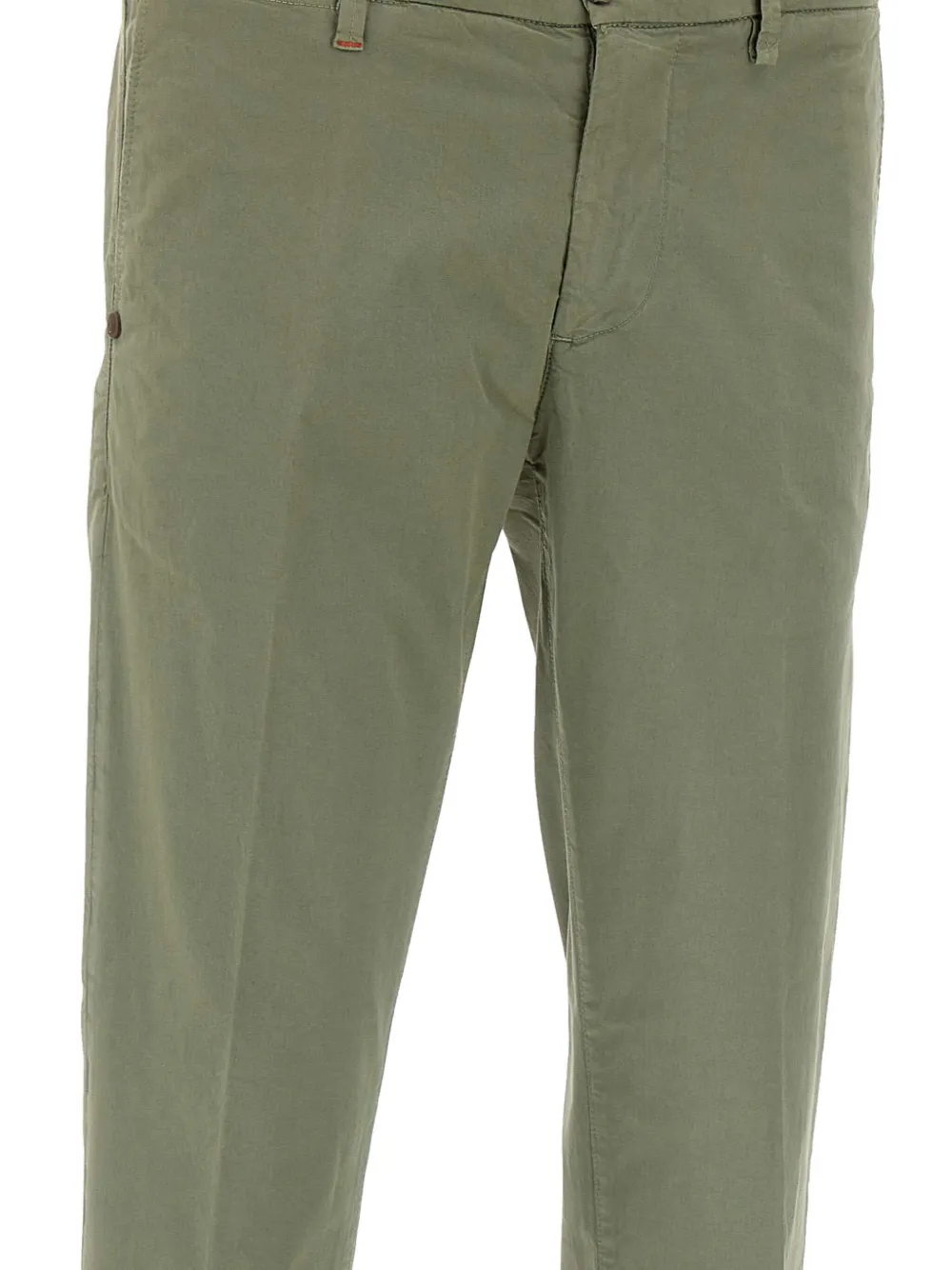 Re-hash Welt Pocket Turn-up Trousers In Green