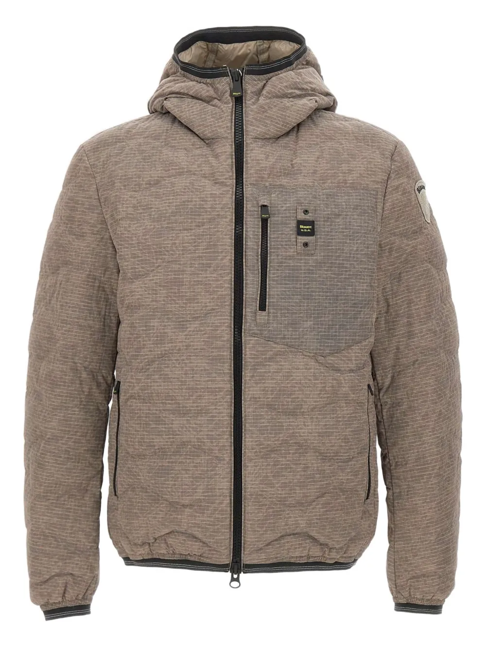 Blauer wave-quilted jacket | Grey | Image 1
