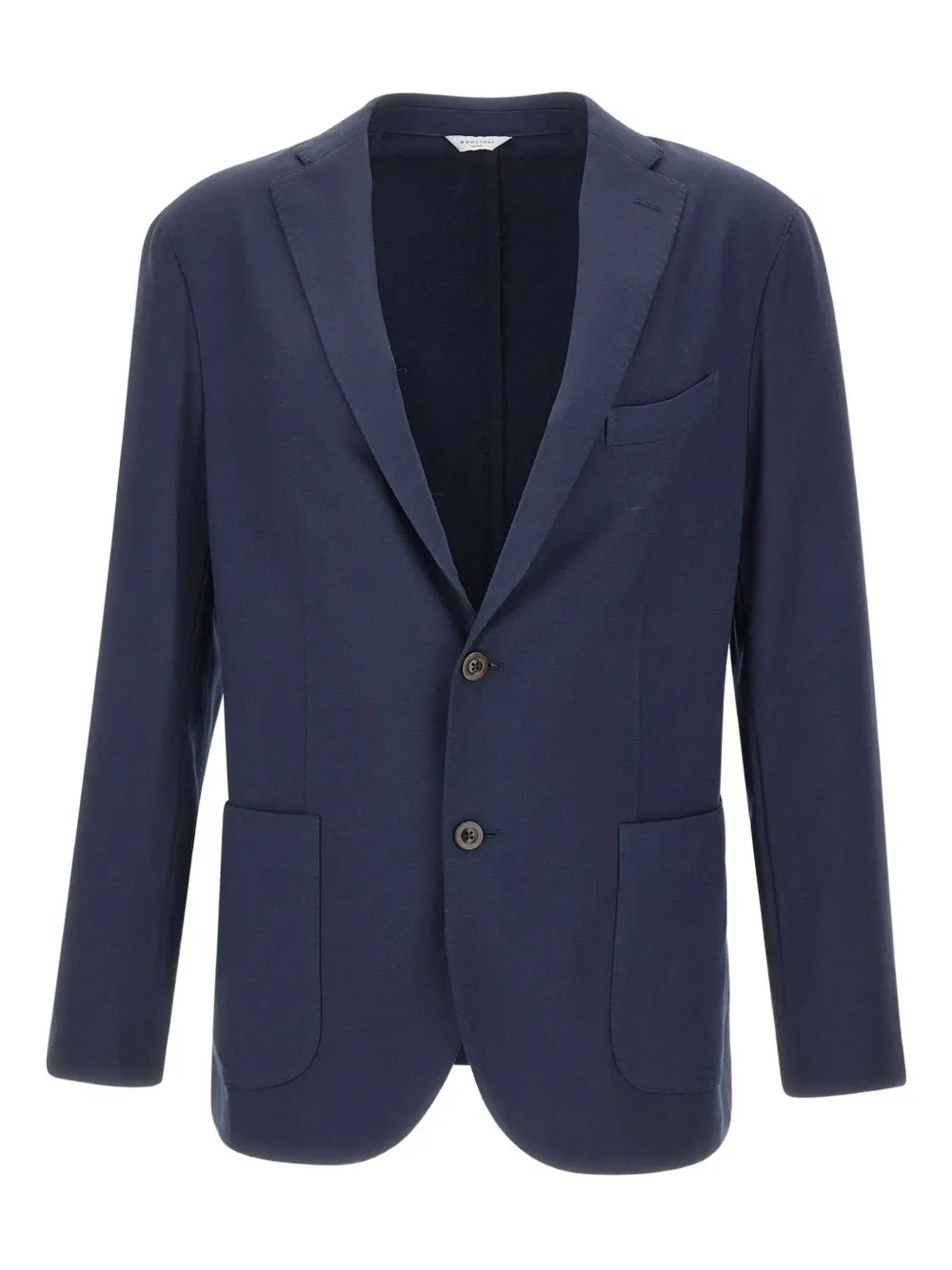 Boglioli narrow lapels patch pockets blazer | Blue | Image 1
