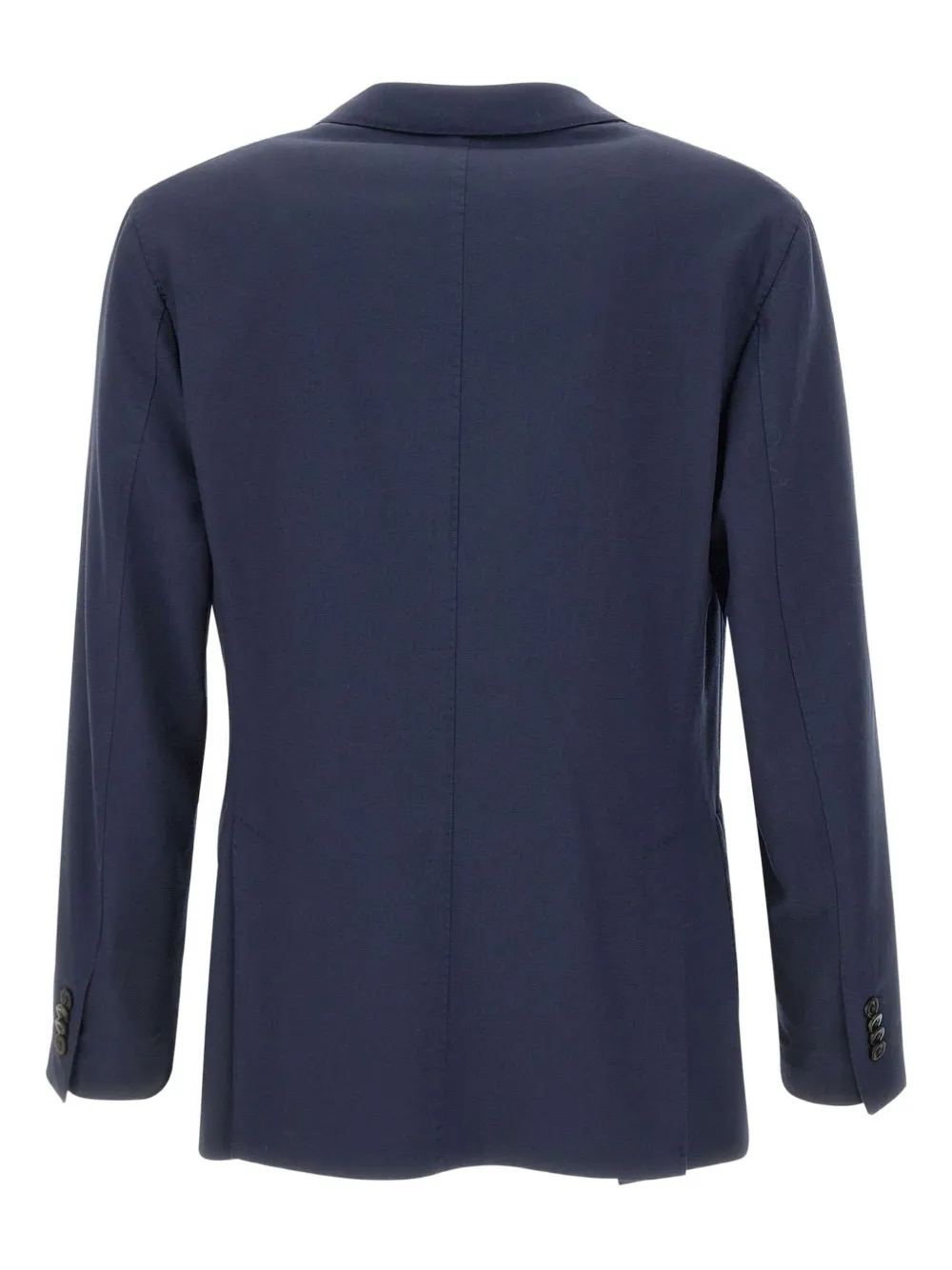 Boglioli Blazer met opgestikte zakken en smalle revers Blauw