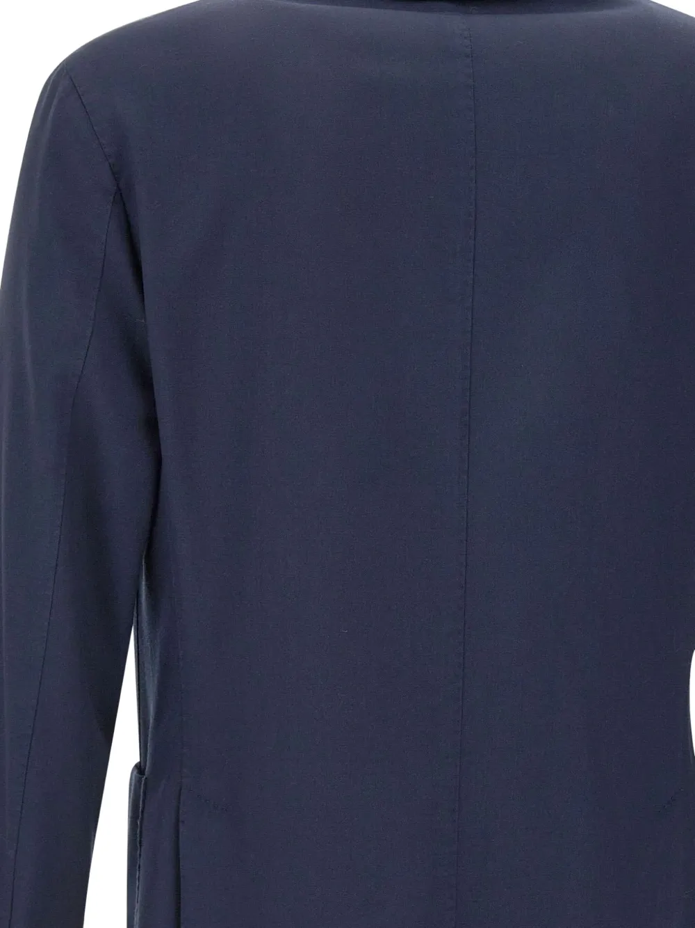 Boglioli Blazer met opgestikte zakken en smalle revers Blauw