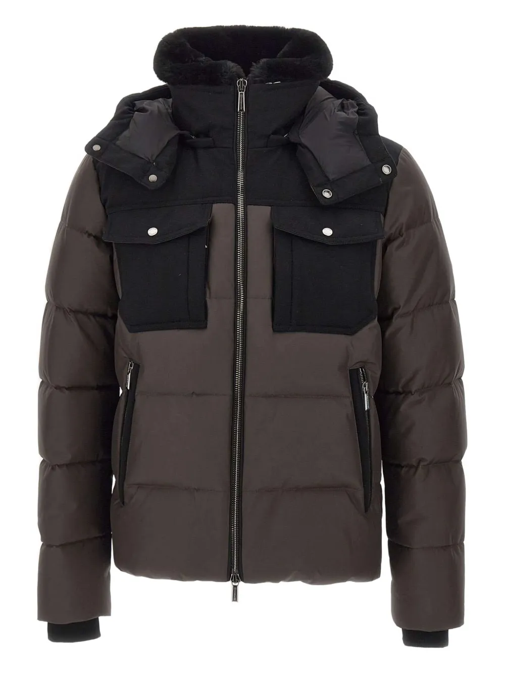 Moorer hodded jacket | Brown | Image 1