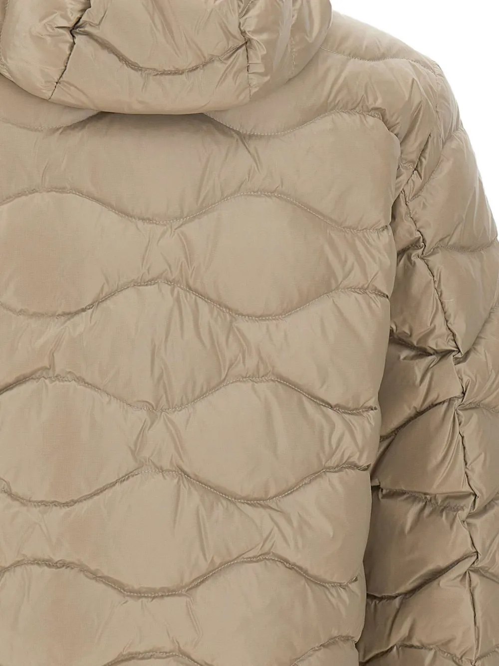 Blauer Wave gewatteerde jas met capuchon Beige