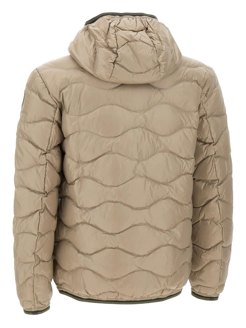 Blauer Wave gewatteerde jas met capuchon Beige