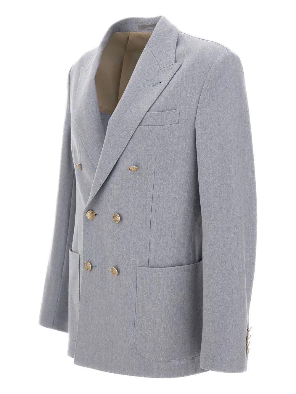 Eleventy peak lapels double-breasted blazer | Blazers | Image 2