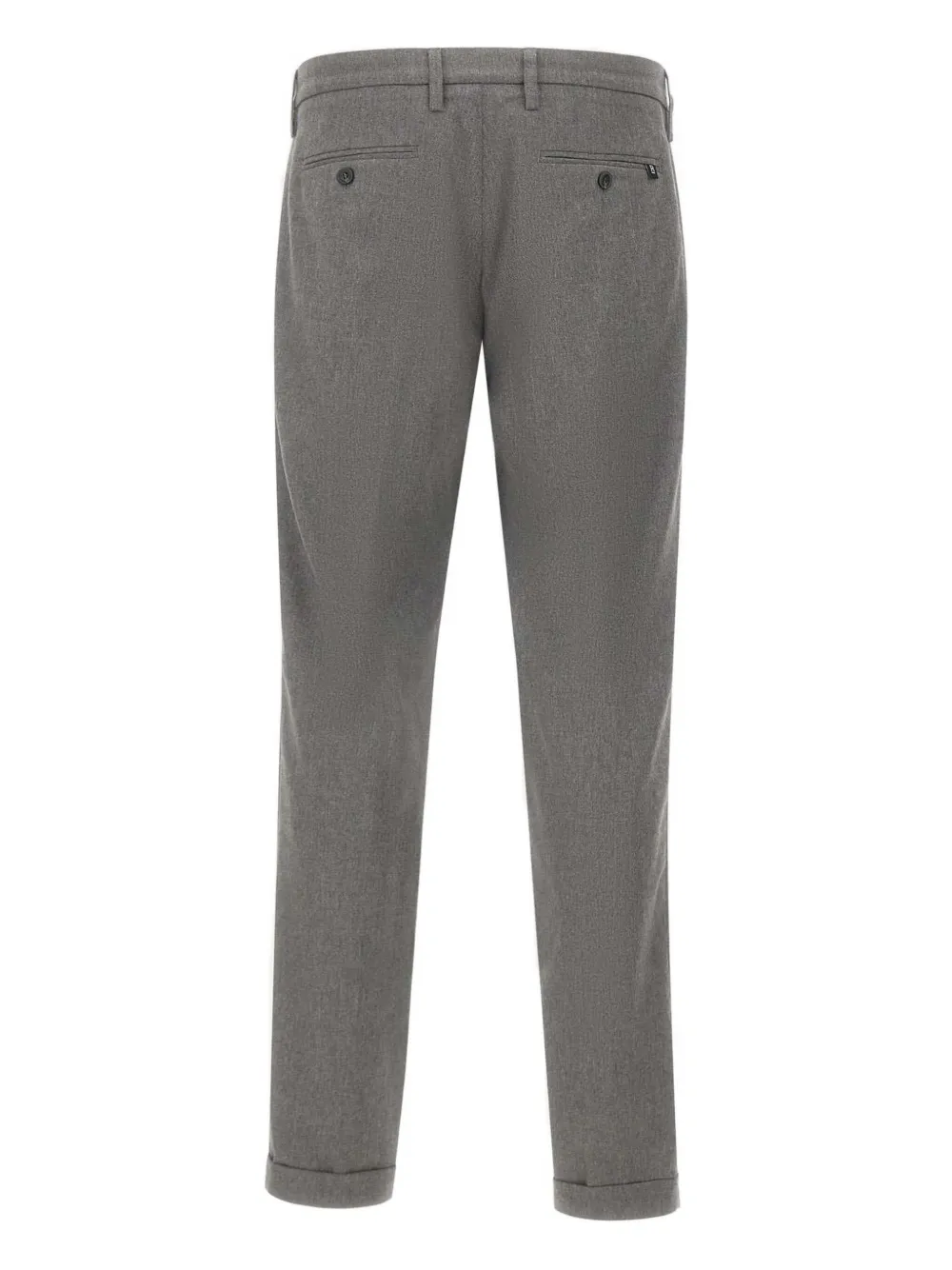 Re-hash Buttoned Cuffed Trousers In Gray