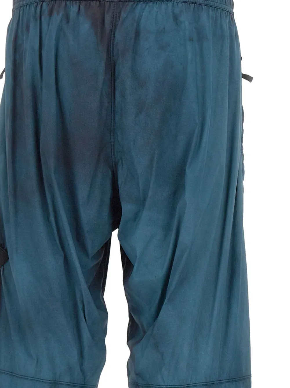 Stone Island Broek met ritszak en embleem Blauw