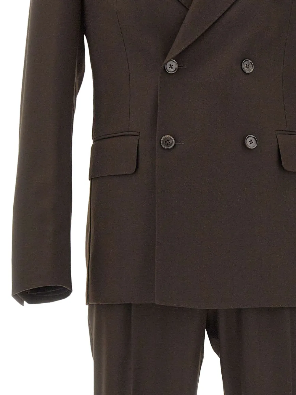 Corneliani Pak met dubbele rij knopen Bruin