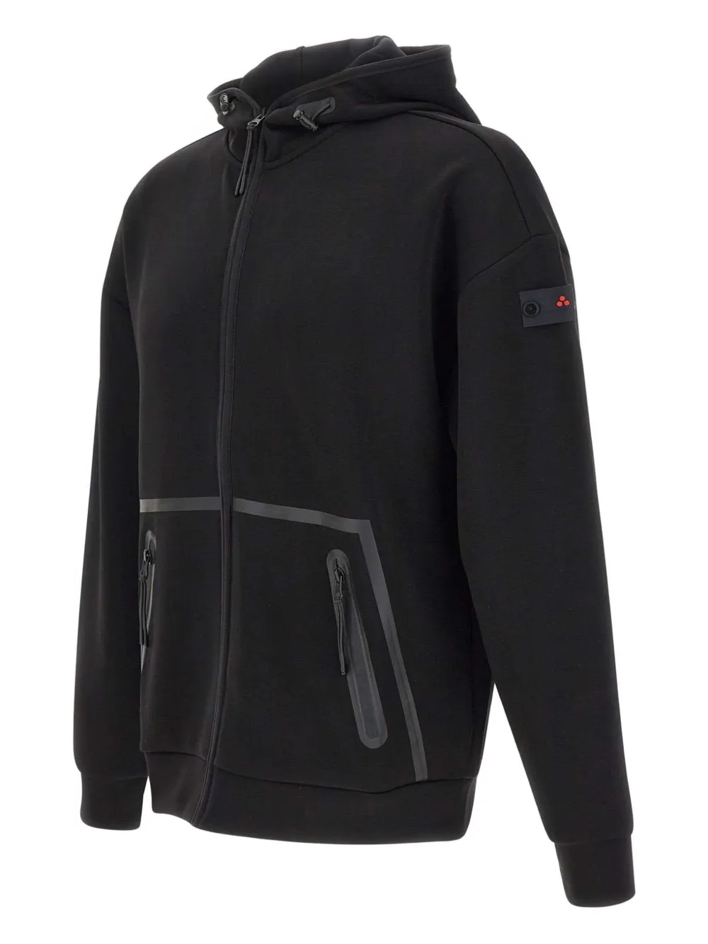 Peuterey Zip Hoodie In Black