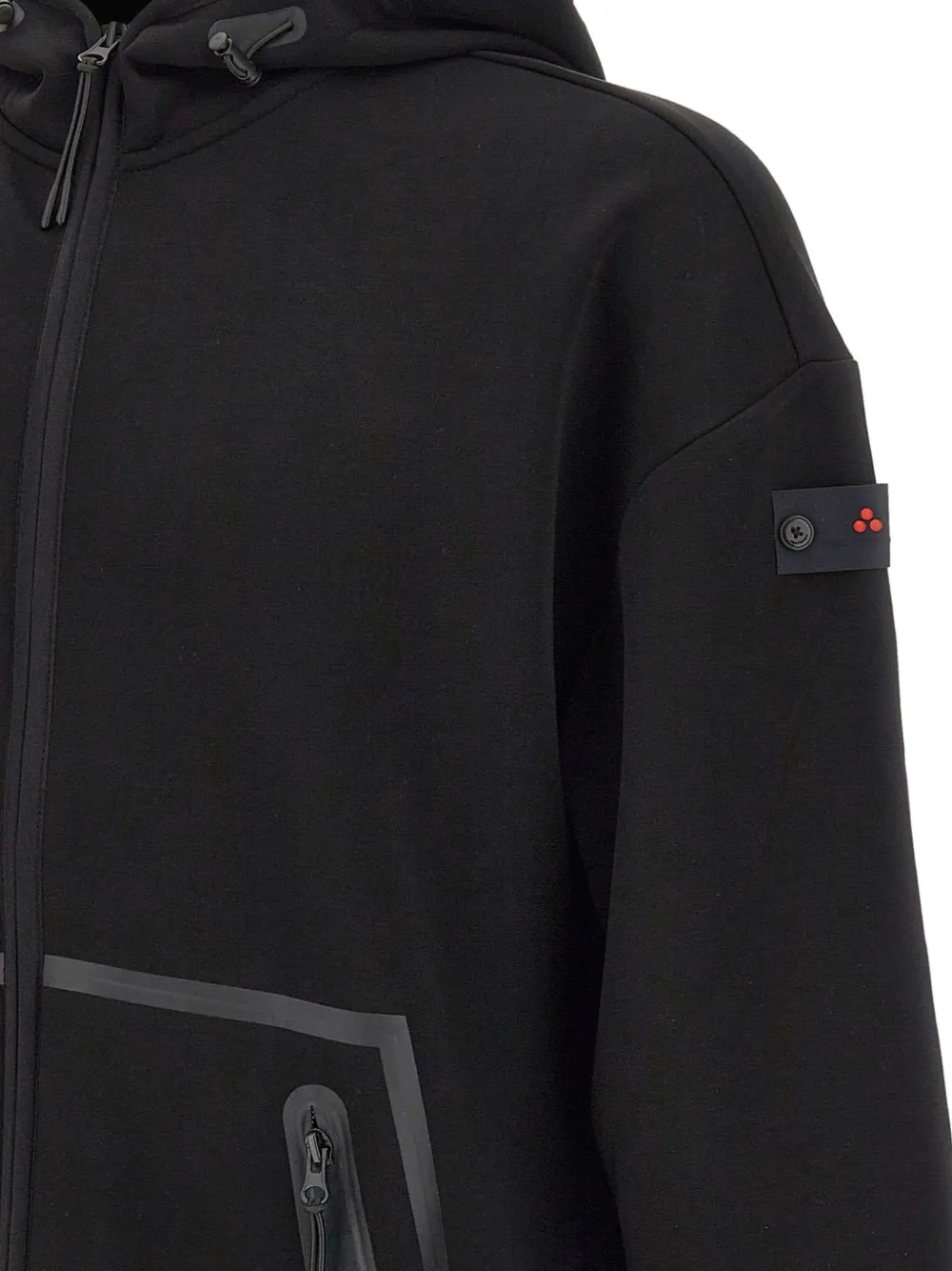 Peuterey Zip Hoodie In Black
