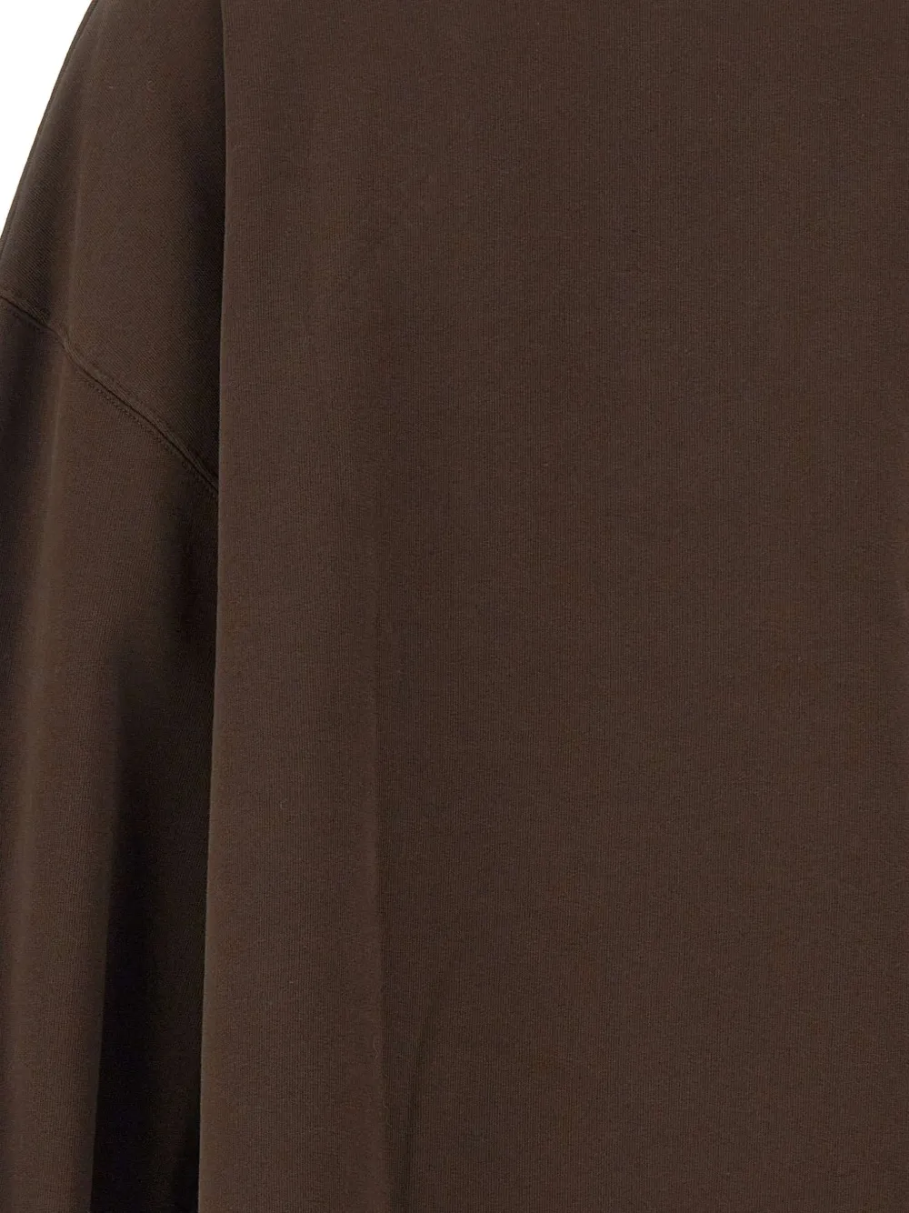Rotate Birger Christensen Logo Crewneck Sweatshirt In Brown