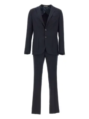 Prada pinstripe-pattern notch-lapel Suit | Blue | FARFETCH