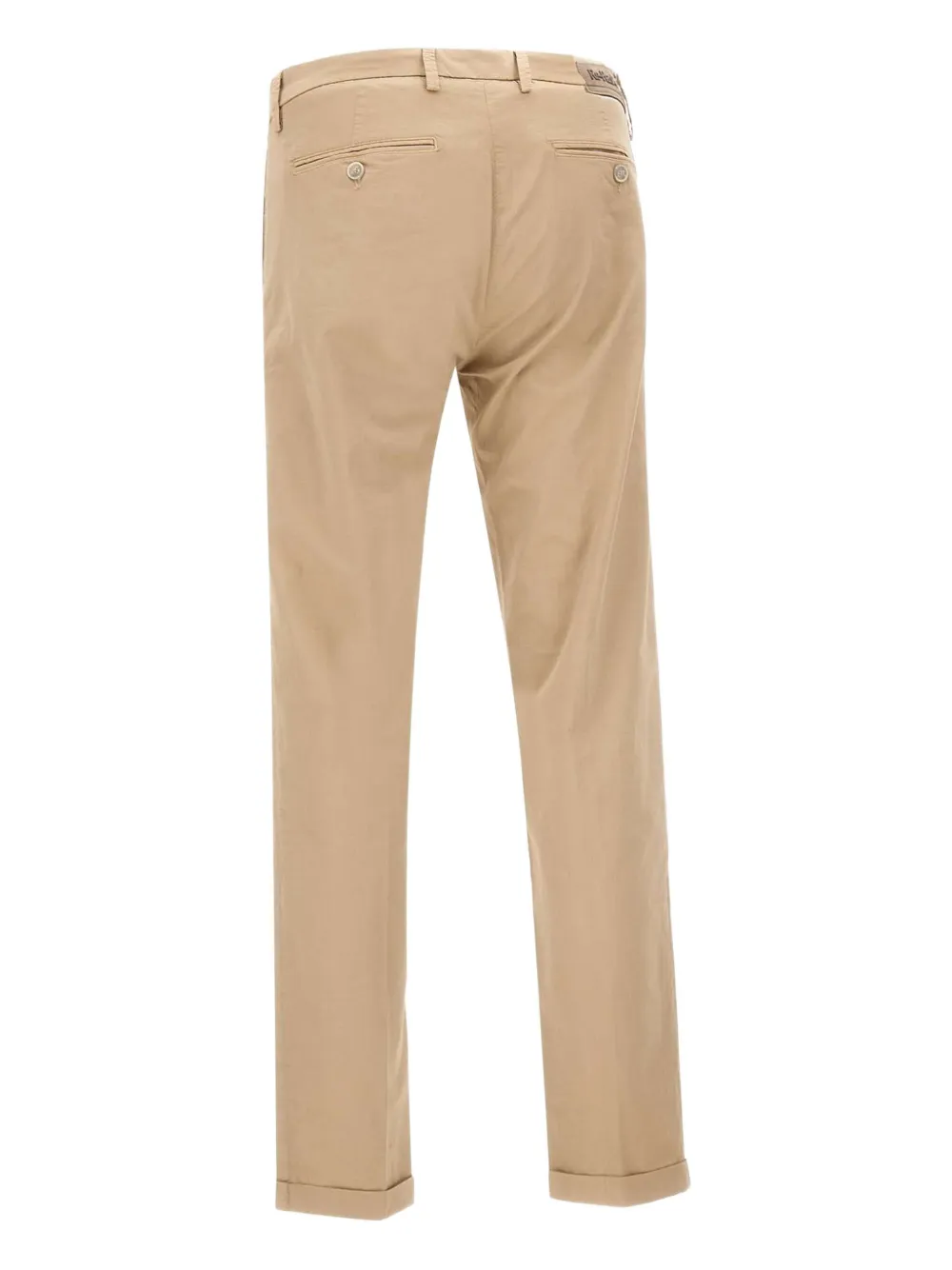 Re-hash Logo Patch Cuffed Trousers In Neutral