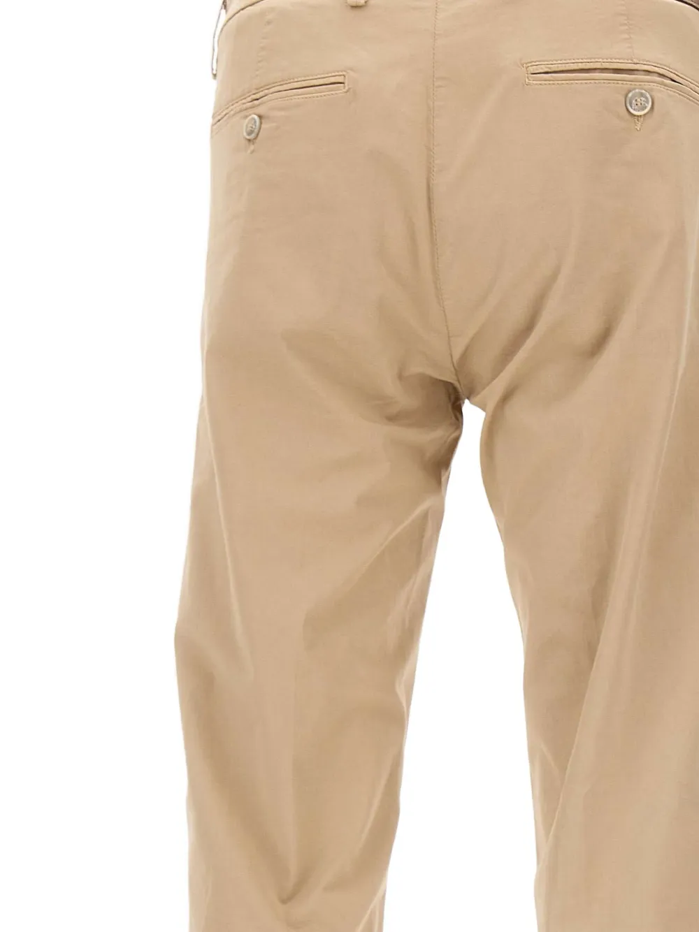 Re-hash Logo Patch Cuffed Trousers In Neutral